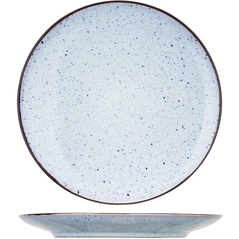 Foto van Cosy&trendy tessa blue dinerbord - ø 26,3 cm - set-6