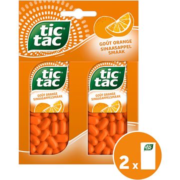 Foto van Tic tac orange 2 x t100 (duopack) bij jumbo