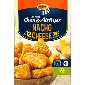 Foto van Mora oven & airfryer nacho cheese bites 12 x 23g bij jumbo