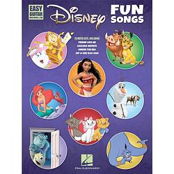 Foto van Hal leonard disney fun songs for easy guitar songboek voor gitaar