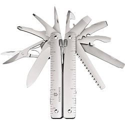 Foto van Victorinox swiss tool mx 3.0327.mn multitool aantal functies 26 zilver