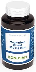 Foto van Bonusan magnesiumcitraat 150mg plus tabletten 120st