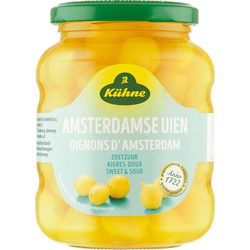 Foto van Kuhne amsterdamse uien zoetzuur 330g bij jumbo