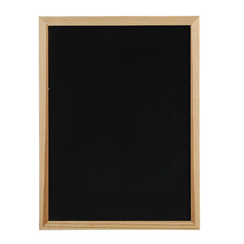 Foto van Krijtbord/schoolbord magnetisch - 30 x 40 cm - hout - krijtborden