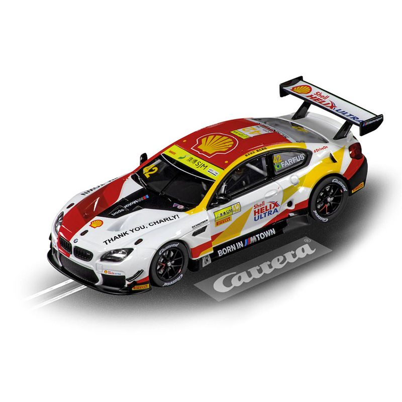 Foto van Carrera racebaanauto digital132 bmw m6 gt3 1:32 wit/rood