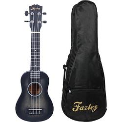 Foto van Fazley k5521-col-bk colourtune sopraan ukelele + gigbag