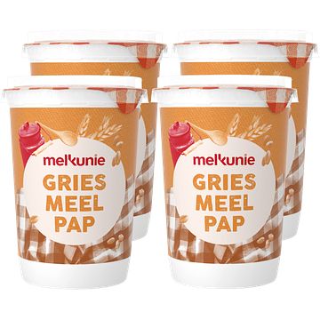 Foto van Melkunie griesmeelpap 4 x 468ml bij jumbo