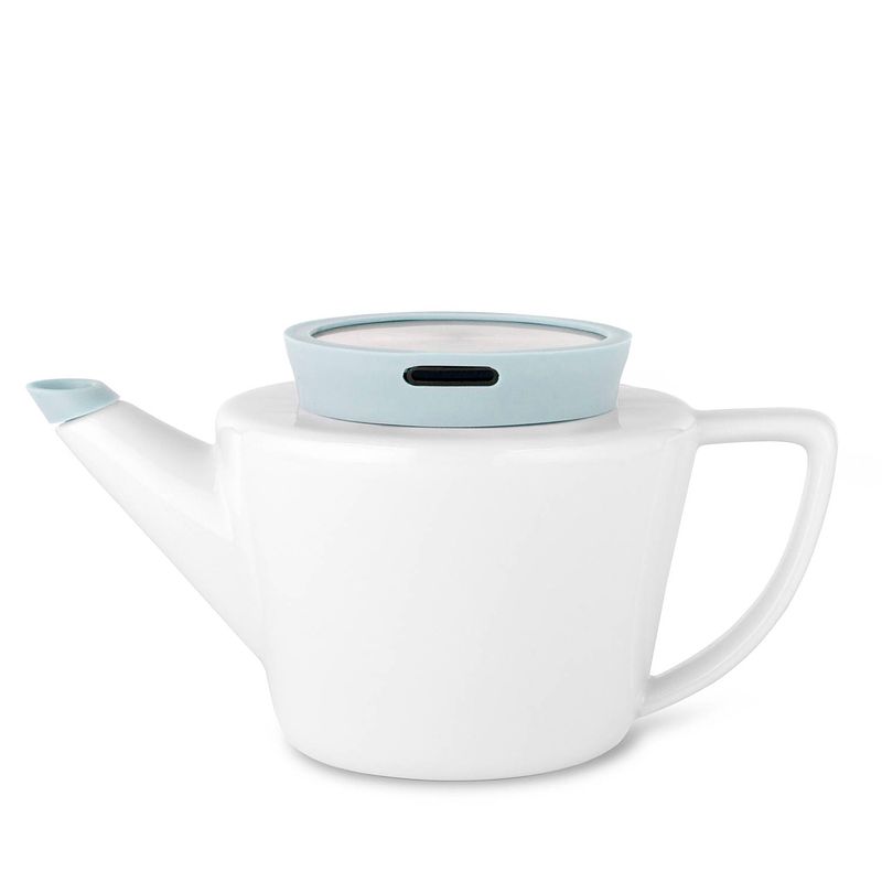 Foto van Viva - infusion theepot met filter 500 ml - porselein - wit