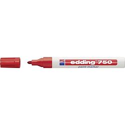 Foto van Edding 4-750002 edding 750 paint marker lakmarker rood 2 mm, 4 mm 1 stuks/pack