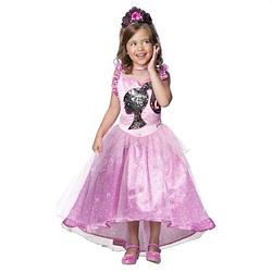 Foto van Kostuum barbie princess jurk 3-4 jaar