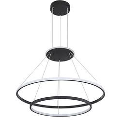 Foto van Moderne hanglamp levana - l:70cm - led - metaal - wit