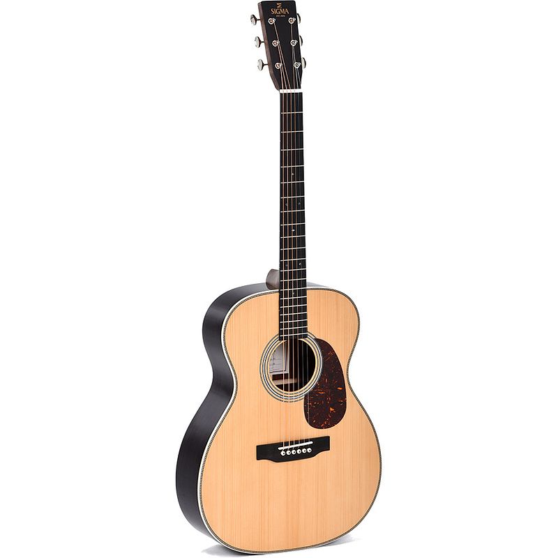 Foto van Sigma guitars custom s000r-28v akoestische westerngitaar met softshell case