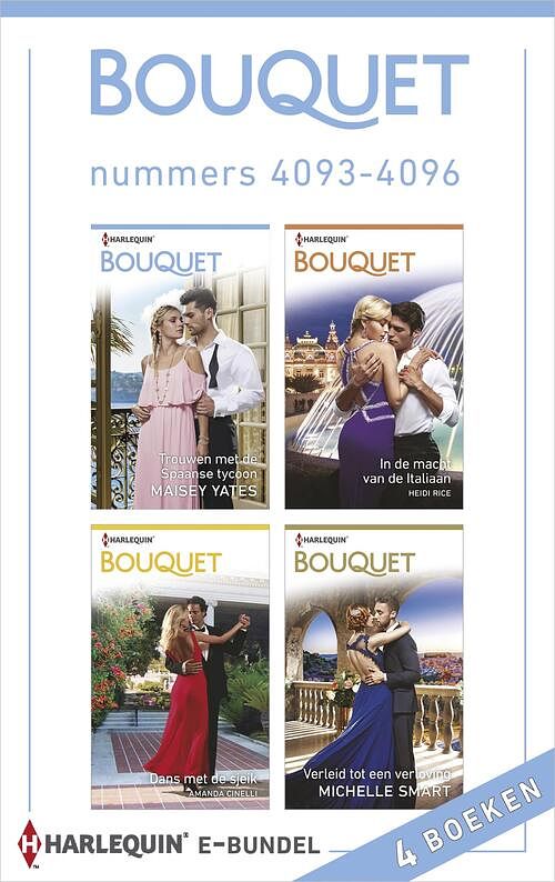 Foto van Bouquet e-bundel nummers 4093 - 4096 - amanda cinelli - ebook (9789402542578)