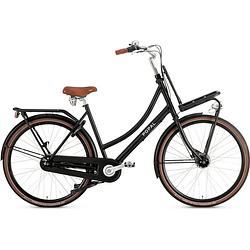 Foto van Popal damesfiets daily dutch prestige n7 rb nd :: matt black :: 28 inch / 47 cm aluminium k63