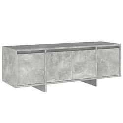 Foto van The living store televisiemeubel - tv-kast - 120 x 30 x 40.5 cm - betongrijs