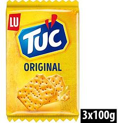 Foto van Lu tuc crackers naturel 300 g 3pack bij jumbo