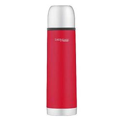 Foto van Thermos soft touch rvs isoleerfles - 0,5 liter - rood