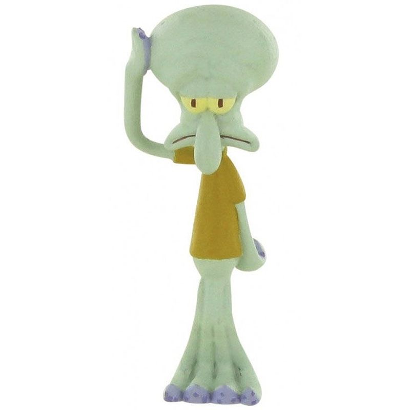 Foto van Comansi speelfiguur spongebob squidward 7 cm groen