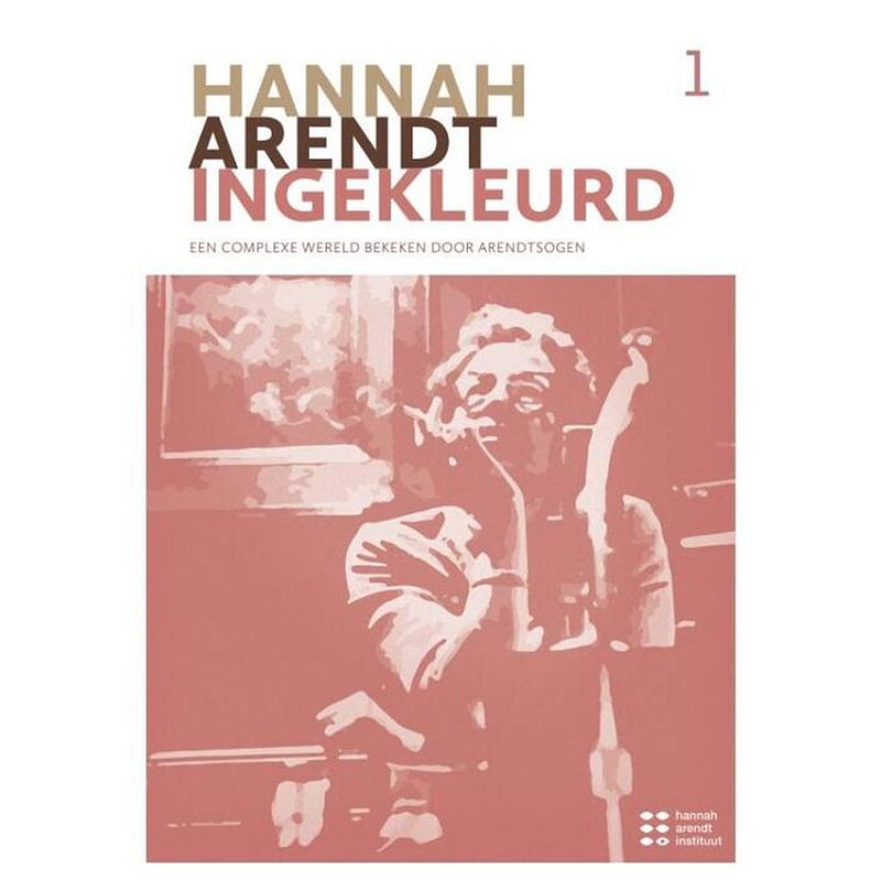 Foto van Hannah arendt ingekleurd i