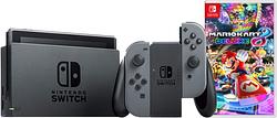 Foto van Nintendo switch grijs + mario kart 8 deluxe