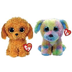 Foto van Ty - knuffel - beanie boo'ss - golden doodle dog & max dog