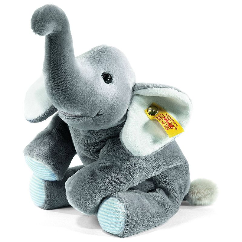 Foto van Steiff knuffel floppy olifant trampili, grijs