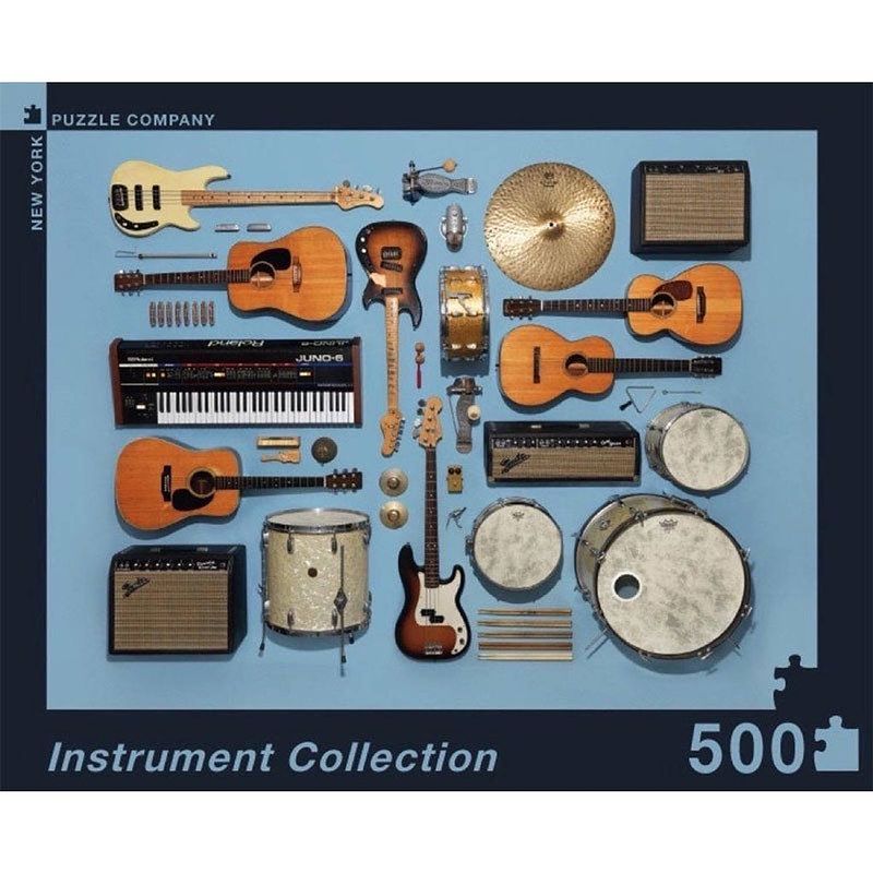 Foto van New york puzzle company - instrument collection 500-delige puzzel