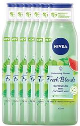 Foto van Nivea fresh blends watermelon mint coconut milk voordeelverpakking