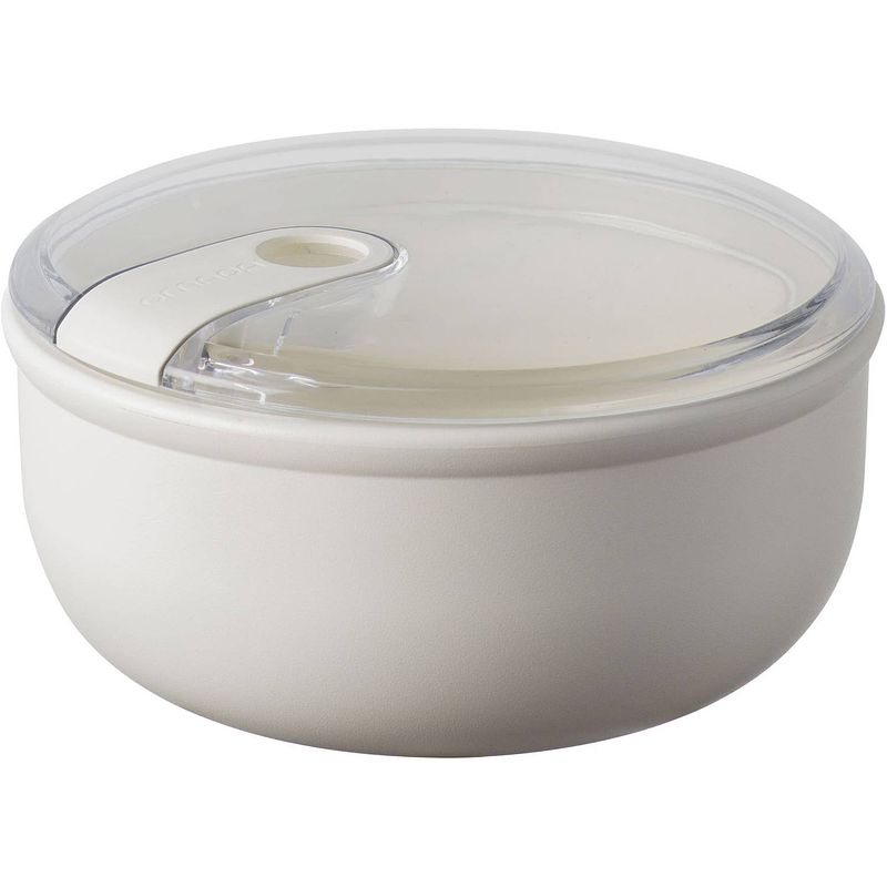 Foto van Omada - lunchbox, rond, beige, 750 ml - omada pull box