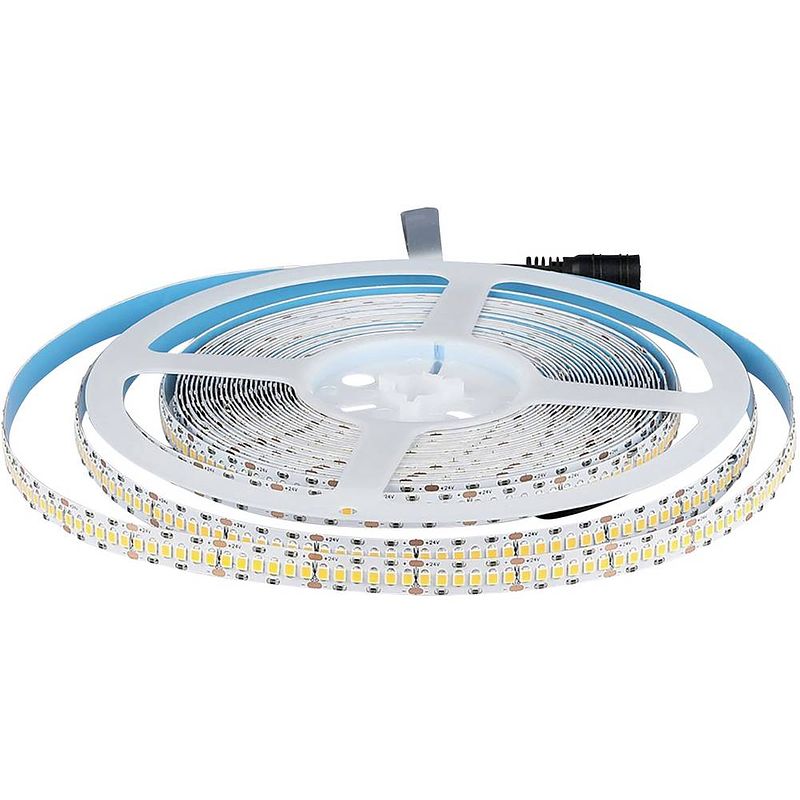 Foto van V-tac vt-10-240 4000k 10m 332 led-strip energielabel: f (a - g) met connector (male) 24 v 10 m daglichtwit