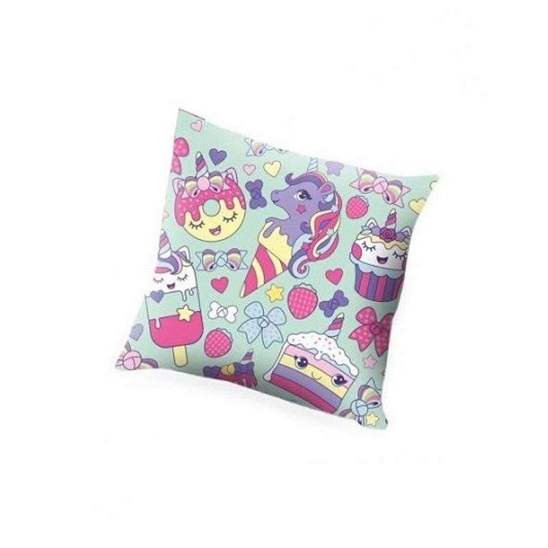 Foto van Kids licensing kussen cupcake meisjes 45 x 45 cm polyester roze