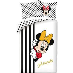 Foto van Disney minnie mouse dekbedovertrek peekaboo - eenpersoons - 140 x 200 cm - katoen