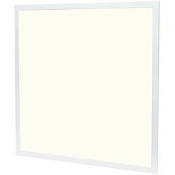 Foto van Led paneel - aigi limno slim - 60x60 - natuurlijk wit 4200k - 32w - smart led - slimme led - dimbaar - inbouw vierkant -