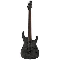 Foto van Esp ltd m-1000 multi-scale see thru black satin elektrische gitaar