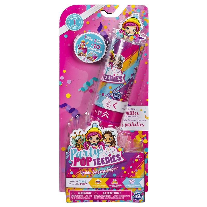 Foto van Party popteenies dubbele verrassing poppers