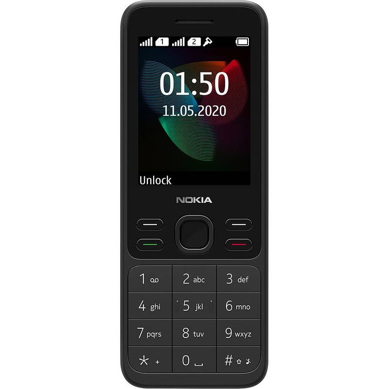 Foto van Nokia 150 dual-sim telefoon zwart