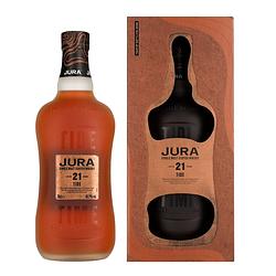 Foto van Isle of jura 21 years tide and time 70cl whisky + giftbox