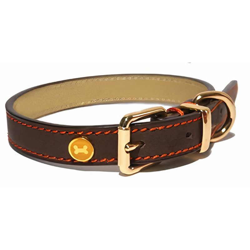 Foto van Rosewood hondenhalsband 46-56 x 3,8 cm leer donkerbruin