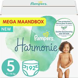 Foto van Pampers - harmonie pure - maat 5 - mega maandbox - 192 luiers