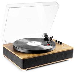 Foto van Fenton rp162lw hifi retro platenspeler met bluetooth en speakers - hout (lightwood)