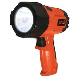 Foto van Black & decker zaklamp led 3 watt 375 lumen zwart/oranje