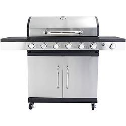 Foto van El fuego san antonio 6.1 - barbecue - gasbarbecue - 40 kg - zilver / grijs - grilloppervlak 83x37.5 cm