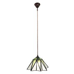 Foto van Clayre & eef transparente hanglamp tiffany ø 31*107 cm e27/max 1*40w 5ll-6222