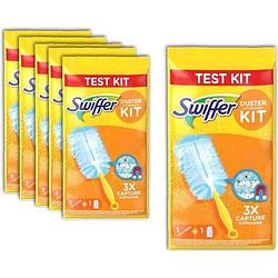 Foto van 6x swiffer starter set, 1 handvat + 1 doek