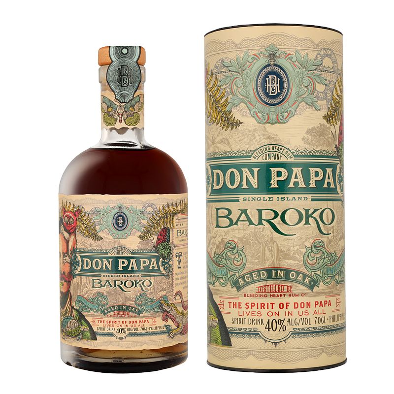 Foto van Don papa baroko 70cl rum + giftbox