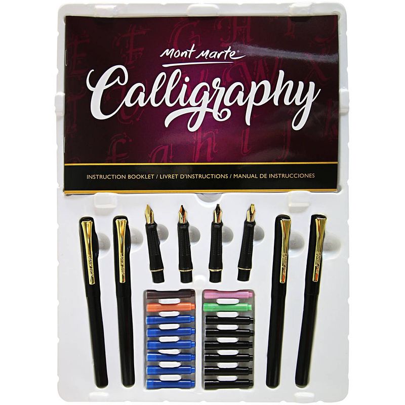 Foto van Mont marte® 26-delige kalligrafie set - kalligrafiepennen