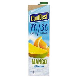 Foto van Coolbest 70/30 mango dream 1l bij jumbo