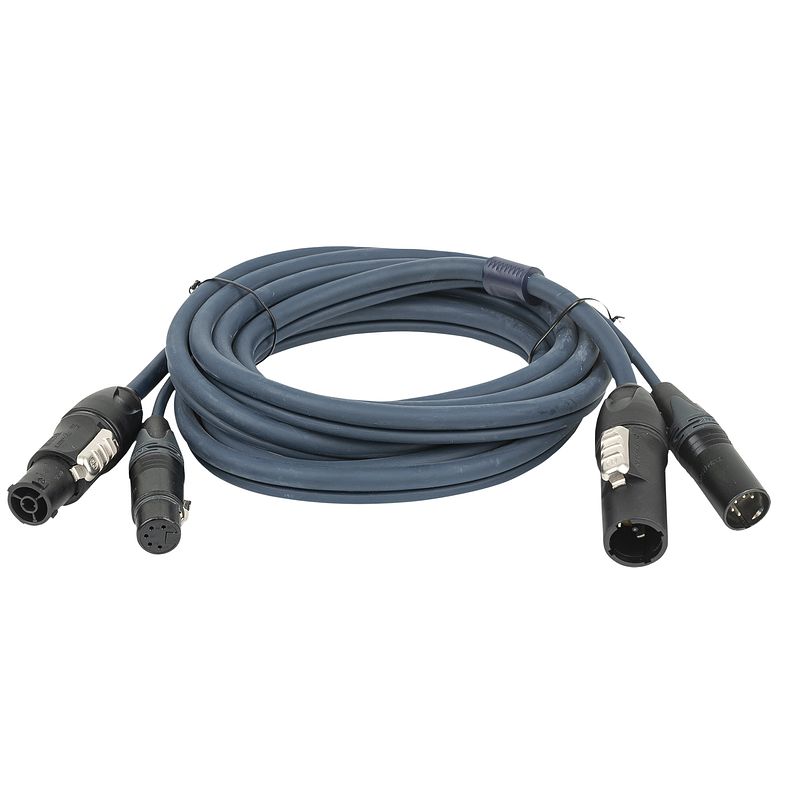 Foto van Dap fp-14 hybride kabel powercon true1 - 5p xlr 3 meter