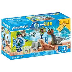 Foto van 71448 playmobil gift set dieren voeren