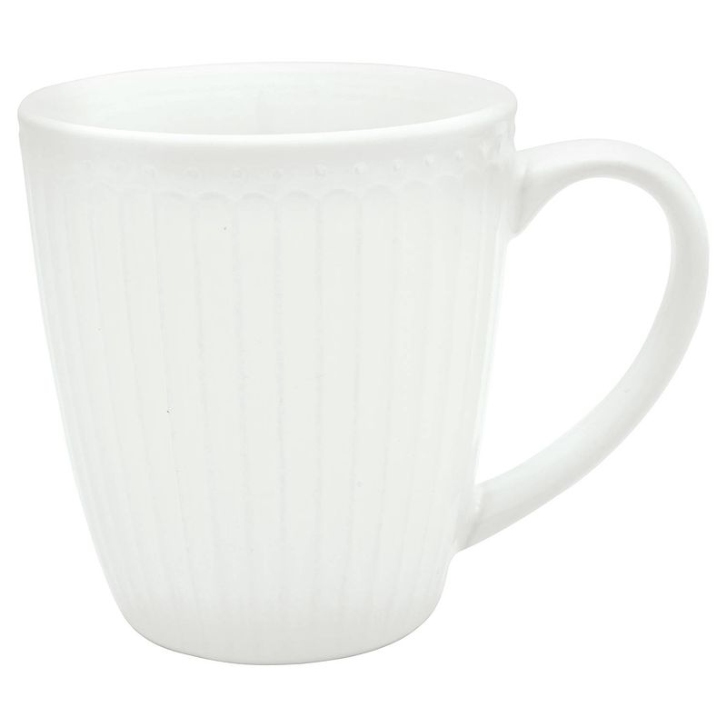 Foto van Greengate koffiemok alice wit 300 ml - h 10 cm - ø 9.5 cm